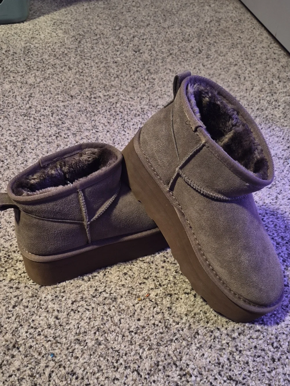 BearPaw Kids Short Faux-Suede Winter Boots - Brown
